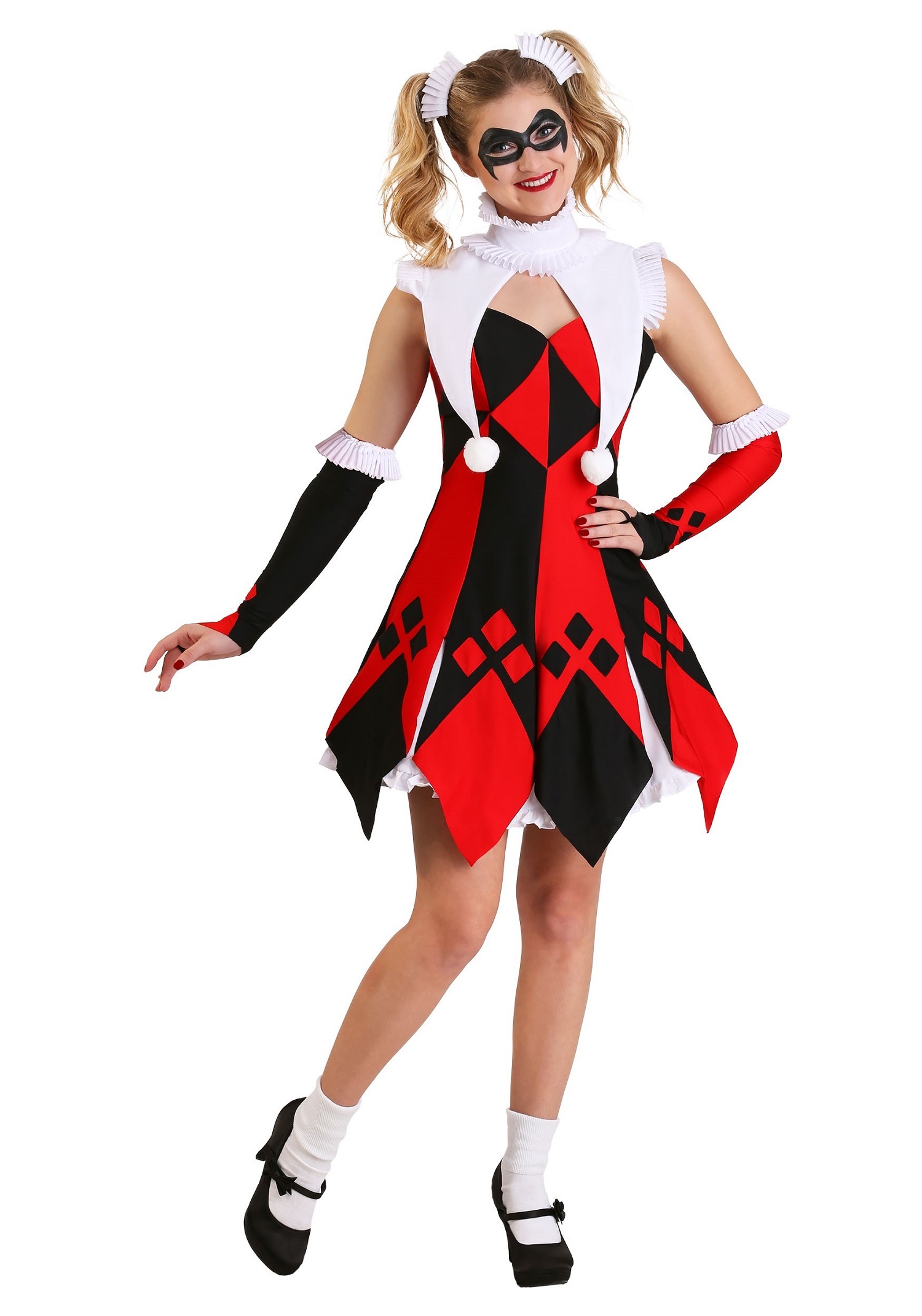 Womens Cute Court Jester Costume